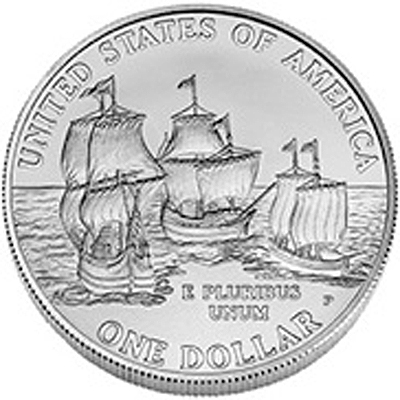 Jamestown Silver Coin Reverse