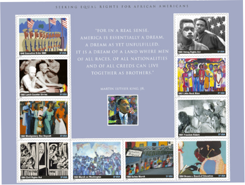 A More Perfect Union Stamp Sheet