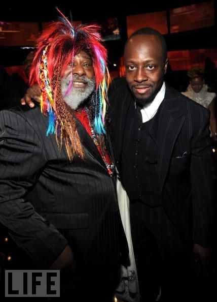 George Clinton And Wyclef Jean At The Grammies